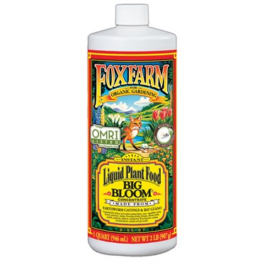 FoxFarm Big Bloom Fertilizer 0-0.5-0.7 - Concentrate - OMRI Listed