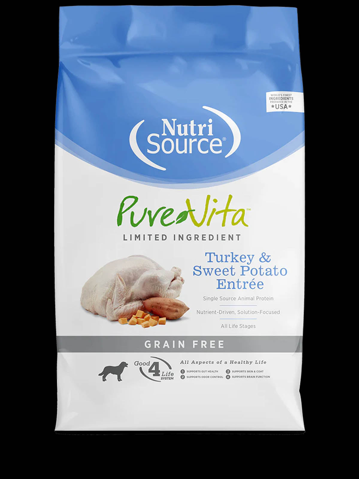 NutriSource Pure Vita Dog Grain-free Turkey & Sweet Potato