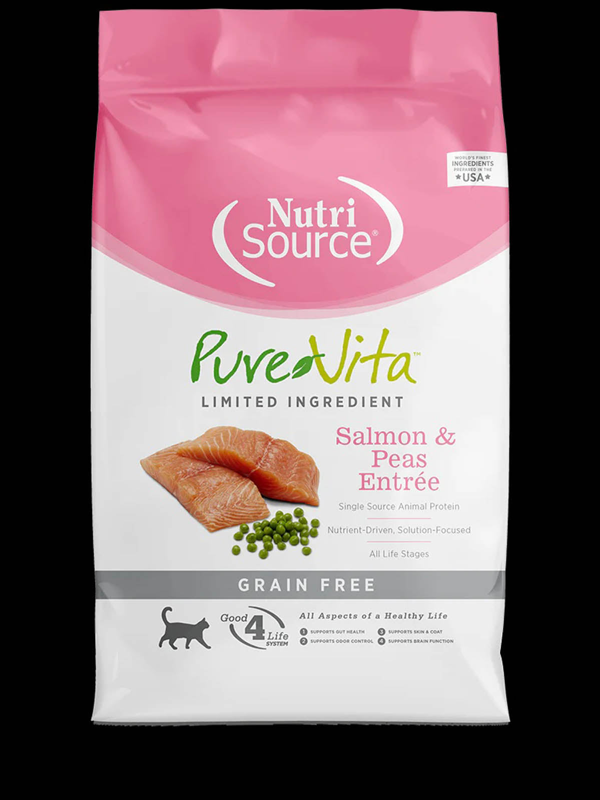 NutriSource Pure Vita Cat Grain-free Salmon & Peas