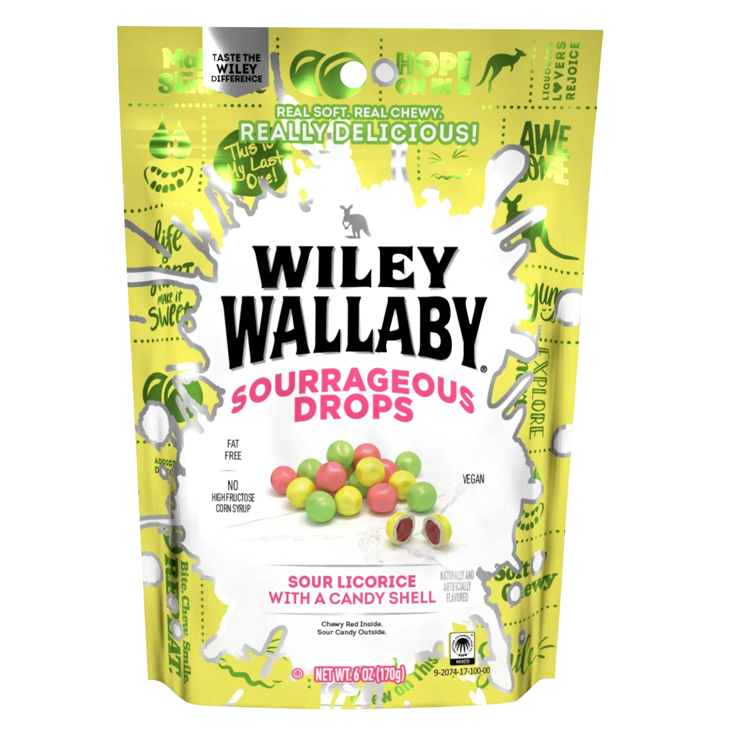 Wiley Wallaby Sourrageous Drop 6oz