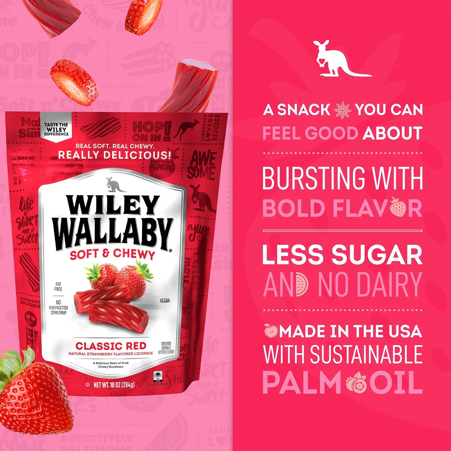 Wiley Wallaby Licorice Classic Red 10oz