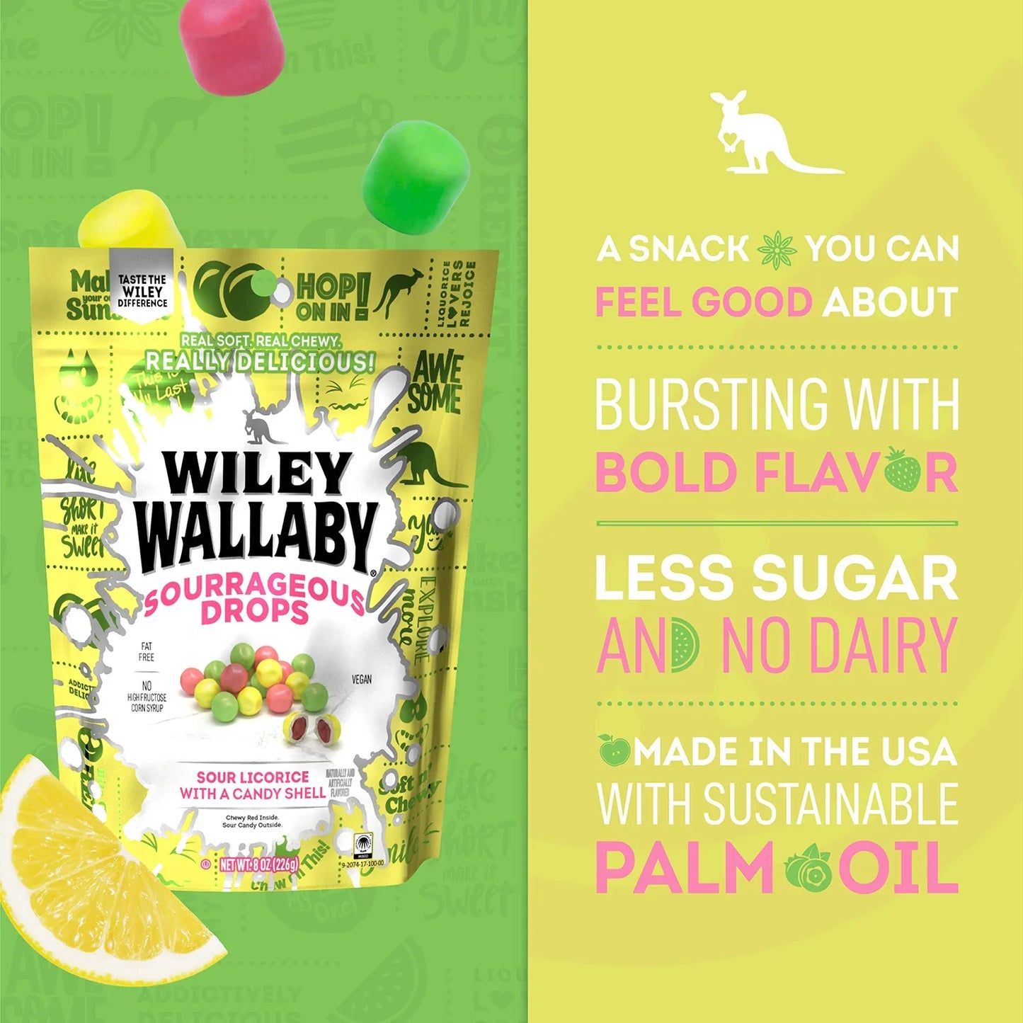 Wiley Wallaby Sourrageous Drop 6oz