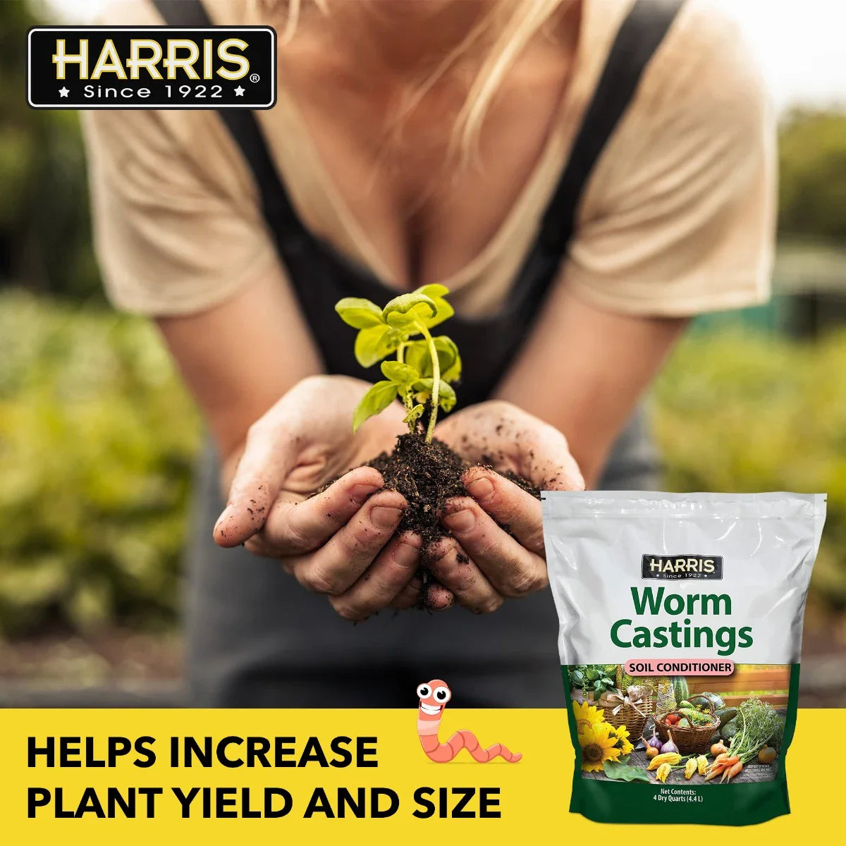Harris Worm Castings Soil Conditioner (4qt)