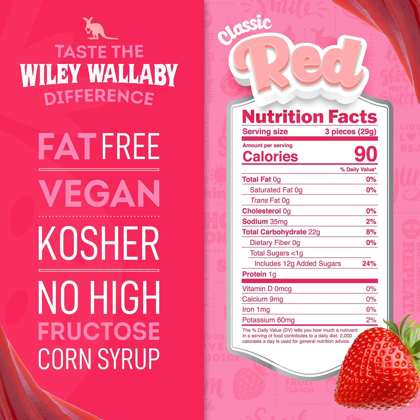 Wiley Wallaby Licorice Classic Red 10oz
