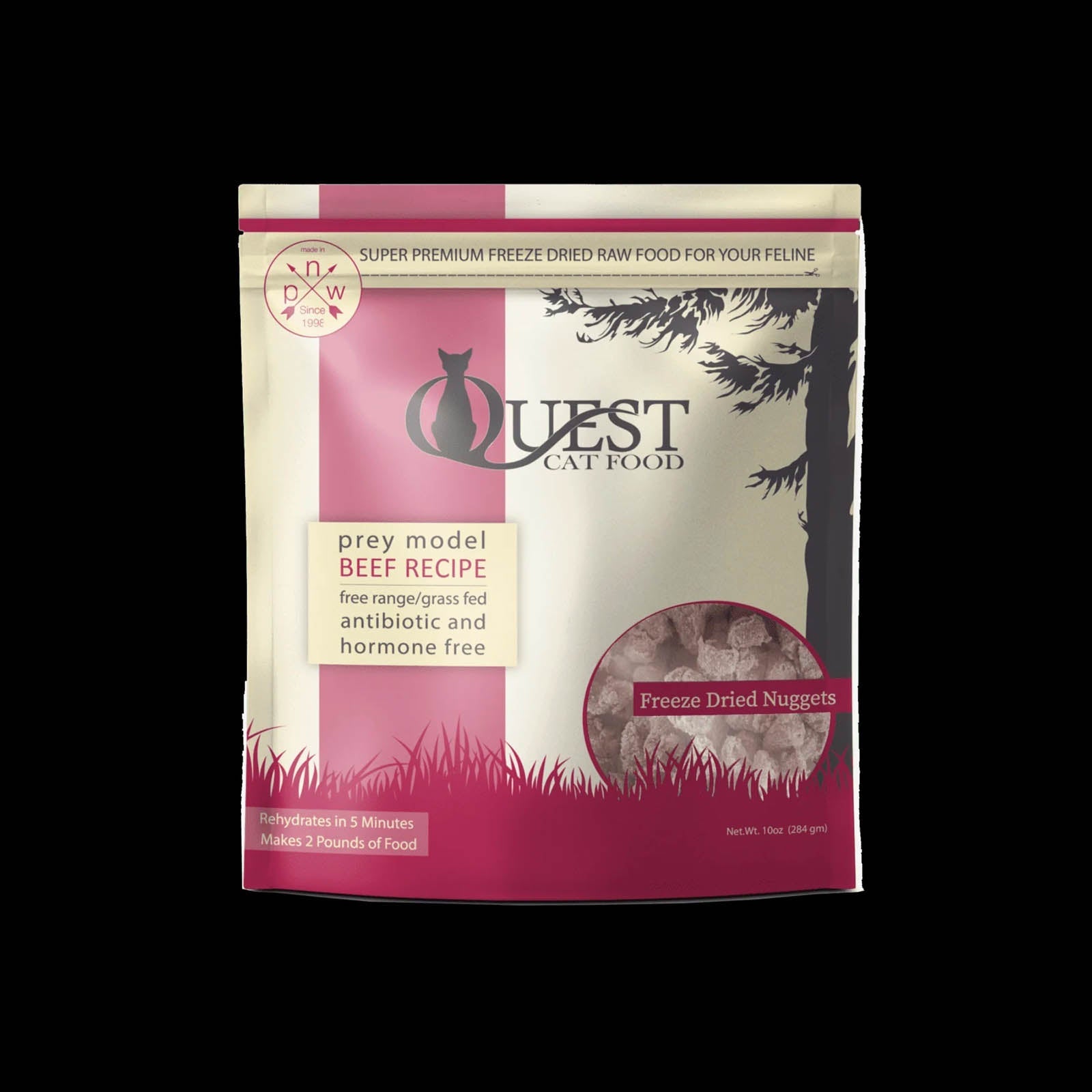 Steve's Real Food Cat Quest Freeze Dried Raw Nuggets Beef