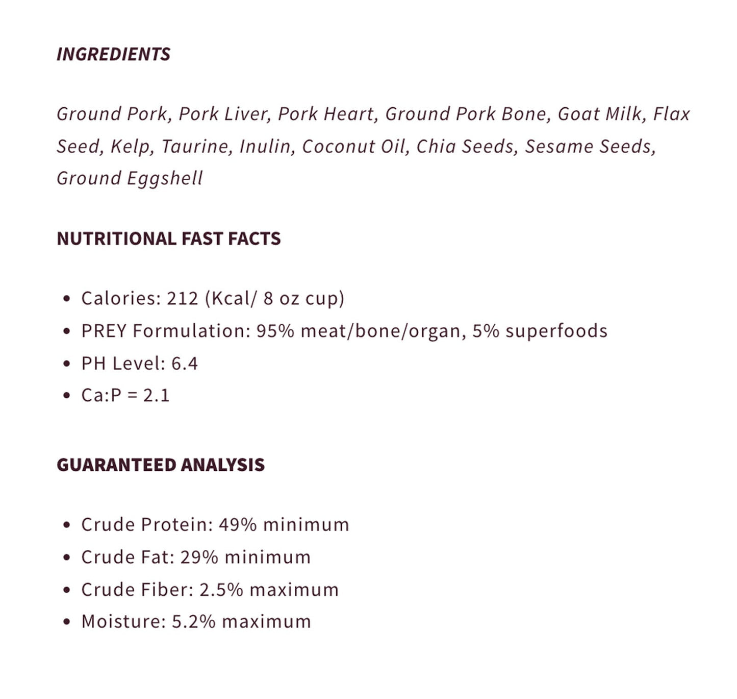 Steve's Real Food Cat Quest Freeze Dried Raw Nuggets Pork