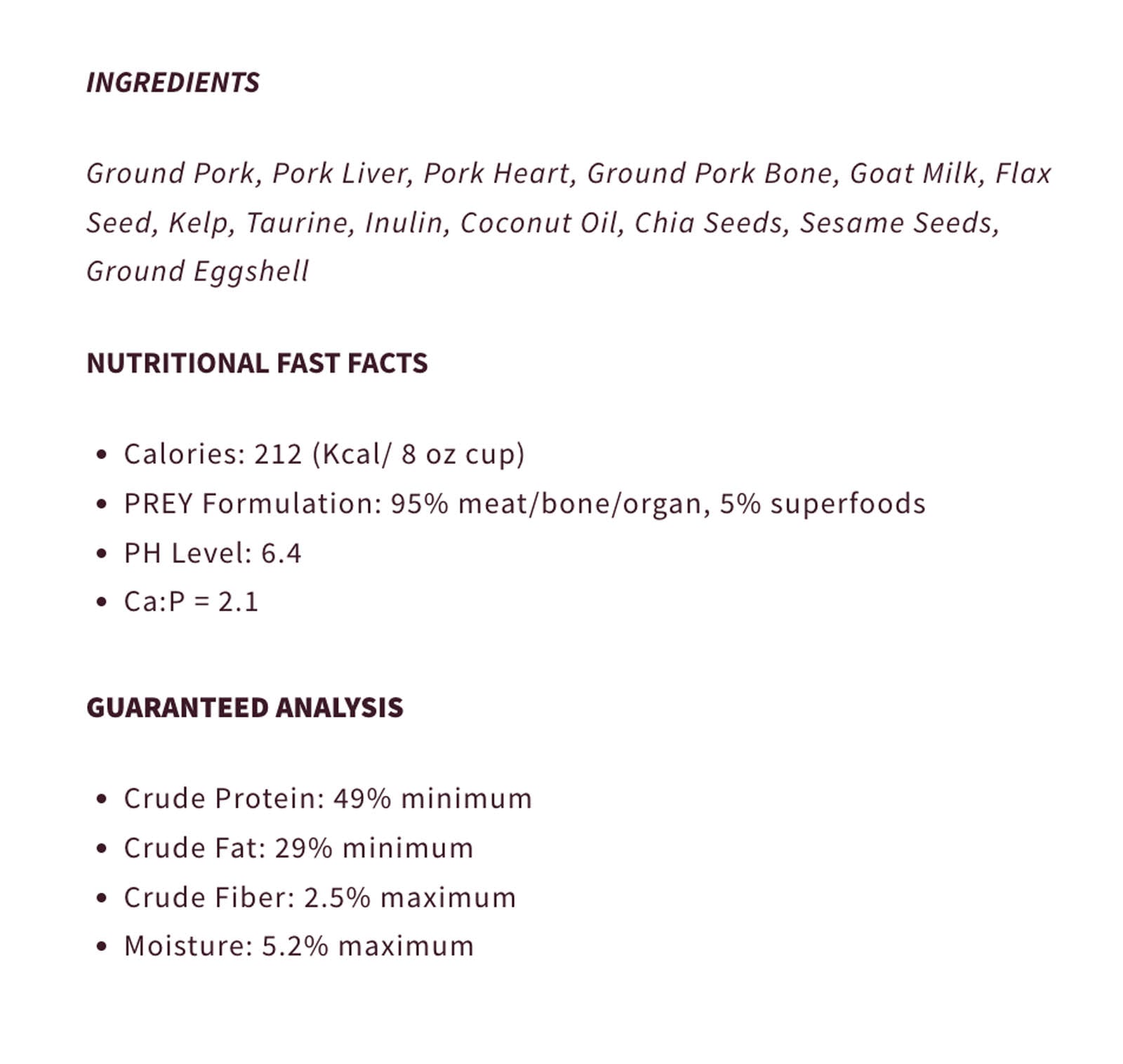 Steve's Real Food Cat Quest Freeze Dried Raw Nuggets Pork