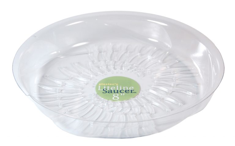 Plastec Liteline Saucer - (clear)