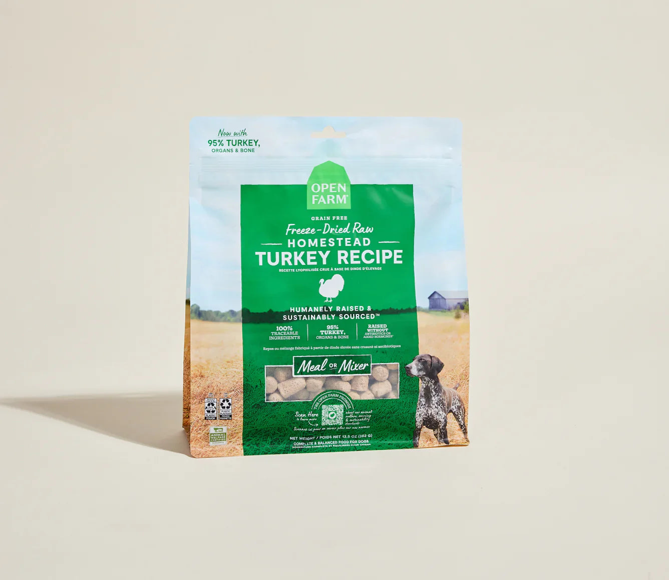Open Farm Dog Freeze Dried Morsels Homestead Turkey (13.5oz)