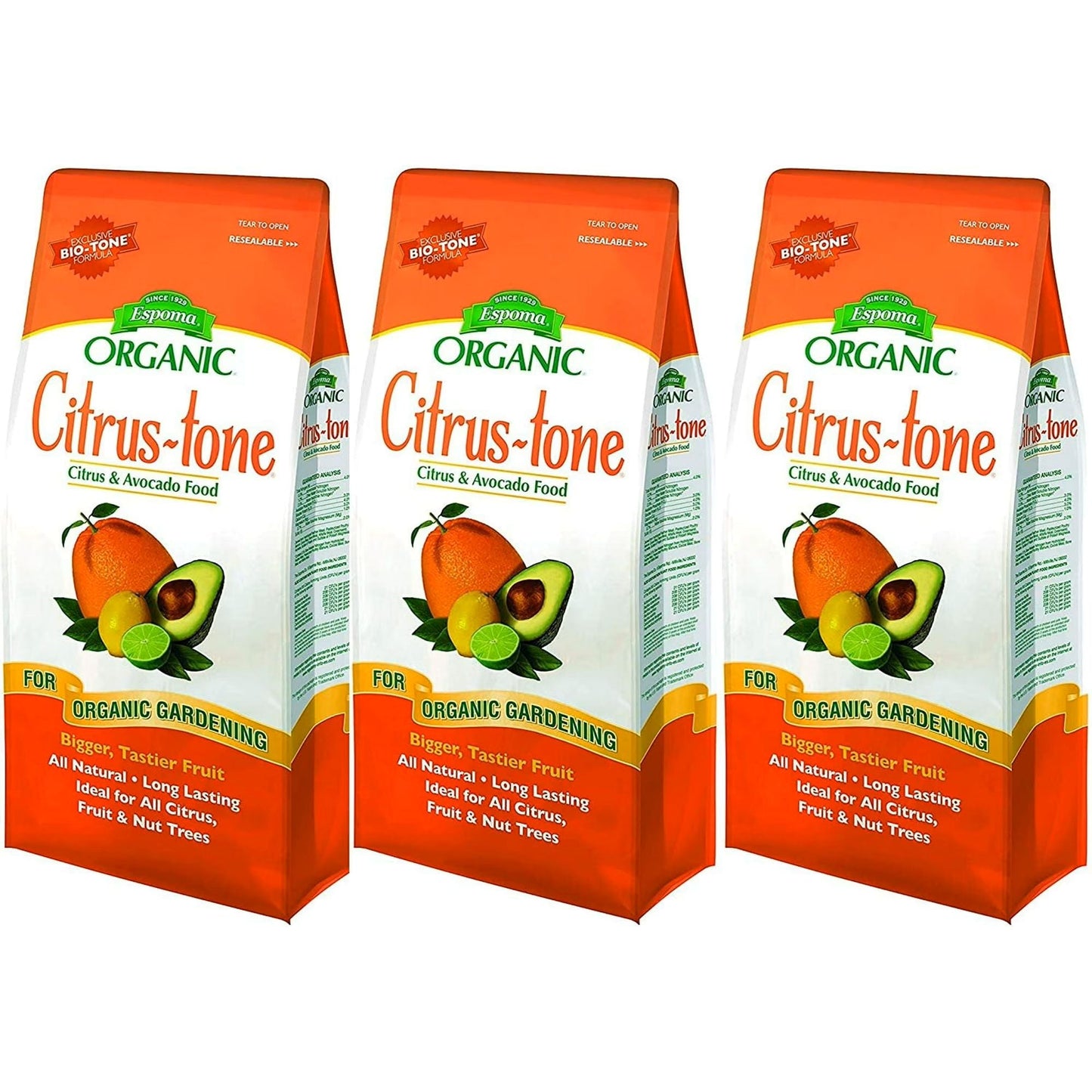 Espoma Organic Citrus-tone 5-2-6 - 4lb - 3pk