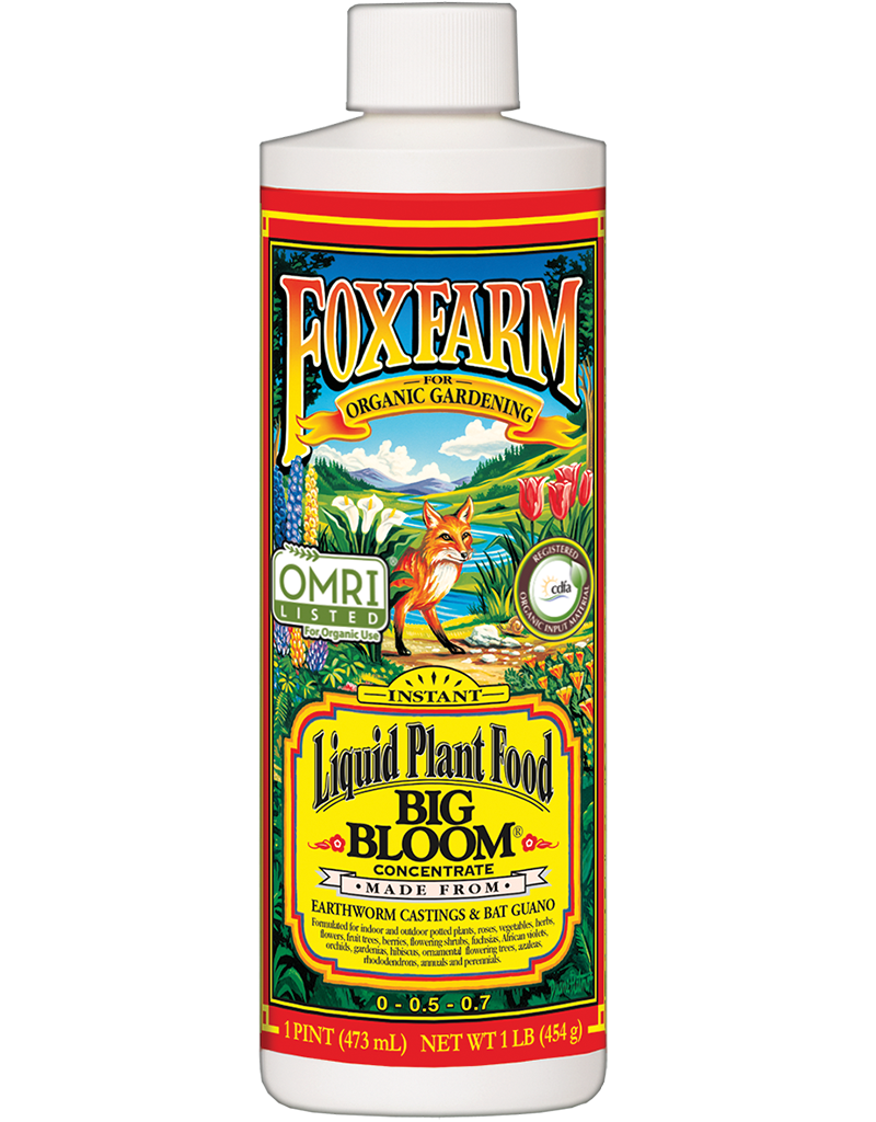 FoxFarm Big Bloom Fertilizer 0-0.5-0.7  - Concentrate - OMRI Listed