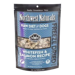Northwest Naturals D Freeze Dried Nuggets Whitefish Salmon 25oz