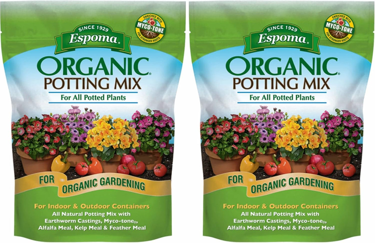 Espoma Organic Potting Mix (8Qt) 2Pk